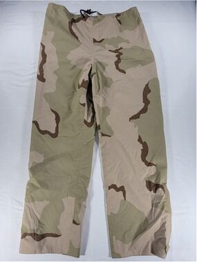 Log House Designs GoreTex Reversible Pants Desert DCU & Night Camo Mens XL